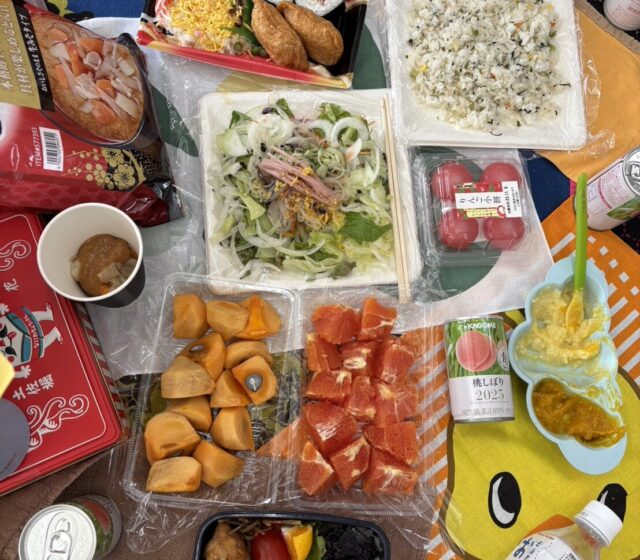 10.4あおい君とお弁当ランチjpg